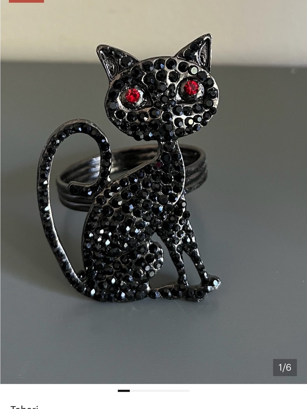 Tahari Home 2 Black Cat napkin rings with 2 Nicole Miller Halloween napkins BOO!